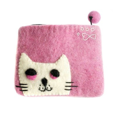 Hamro Felted Wool Coin Purse - Animals