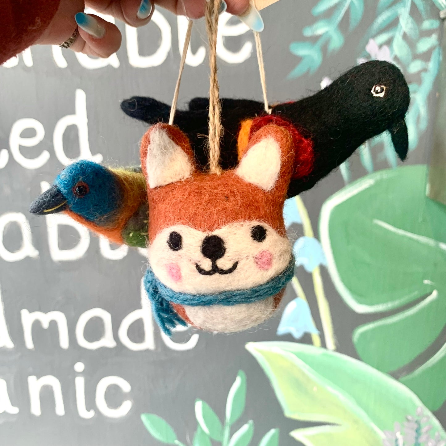 Hamro Felted Wool Ornament