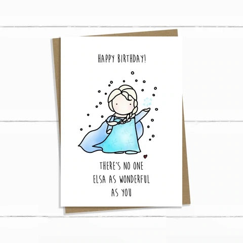 Baun Bon Card - No One Elsa