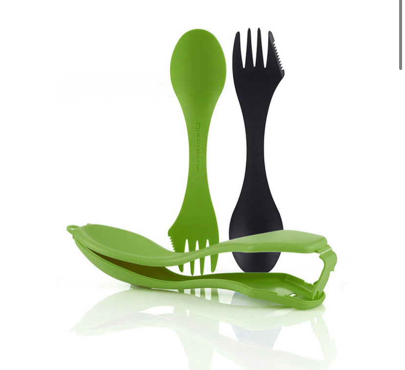 Light My Fire Original BPA-Free Sporks'n Case, 2-Pack with Case