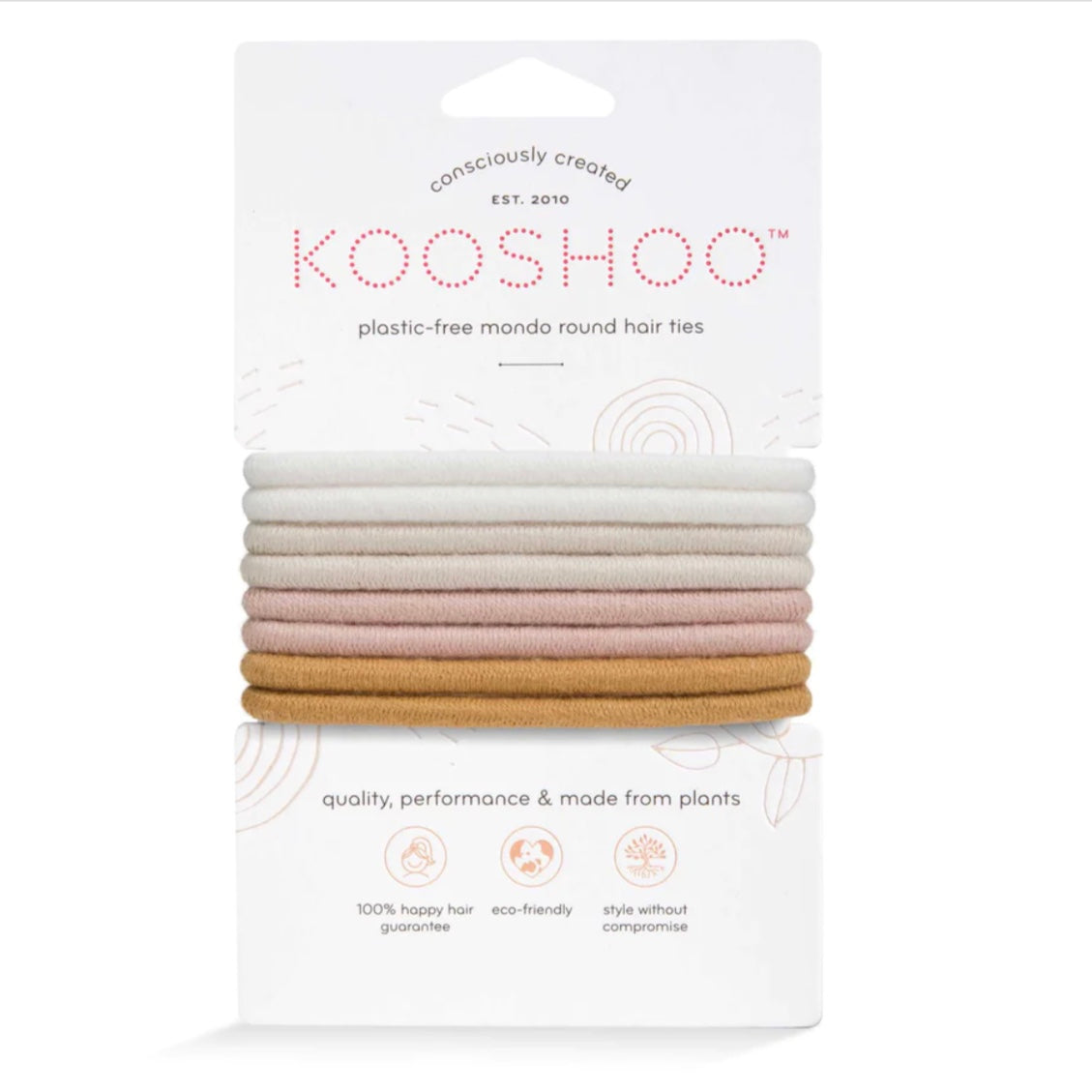 Kooshoo Plastic Free Round Hair Ties
