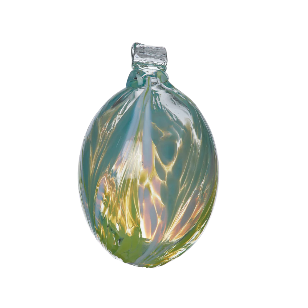 Kitras Hand Blown Glass Pastel Egg