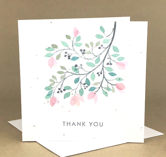 Okku Plantable Cards - Thank You Branch