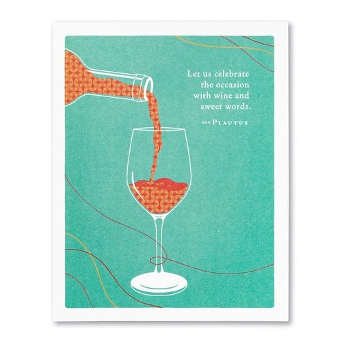 Positively Green Card - Sweet Words (Plautus) - Birthday