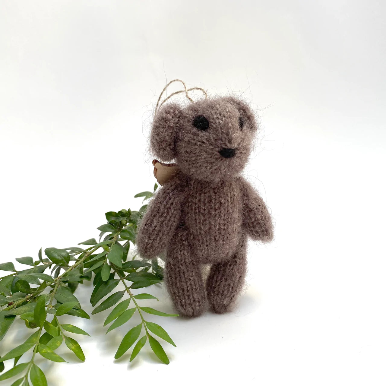 Pilo Hand Knit Bear Ornaments
