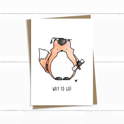 Baun Bon Card - Graduation Way To Go