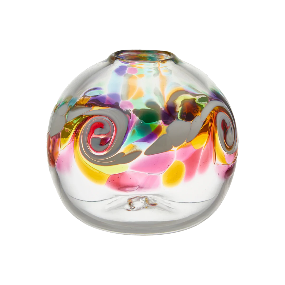 Kitras 7” Round Colour Wave Vase