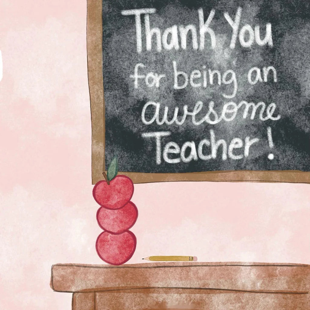 Poplar Paper Card - Thank You Teacher
