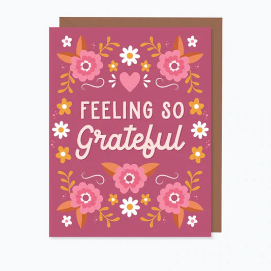 Halifax Paper Hearts Card - Grateful