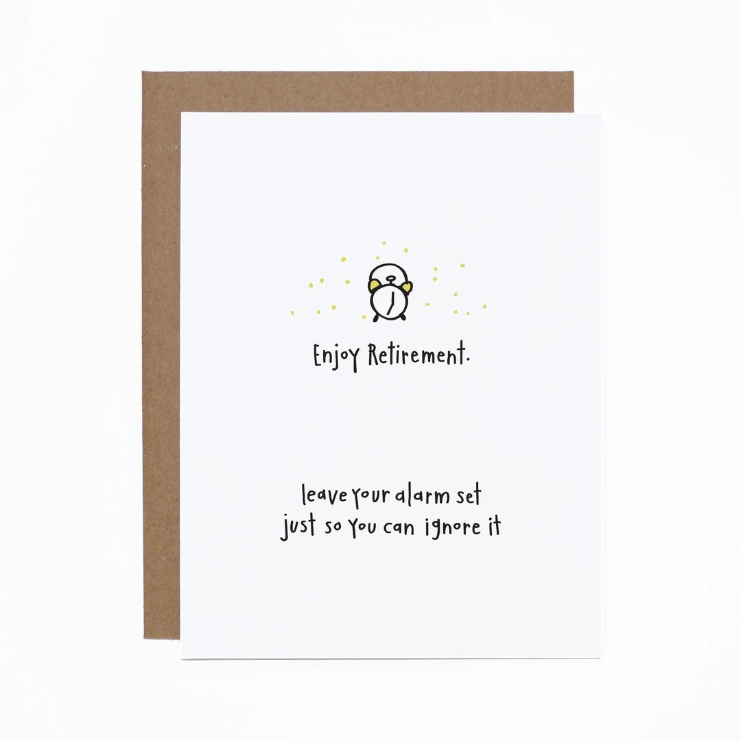 Carolyn Draws Card - Enjoy Retirement