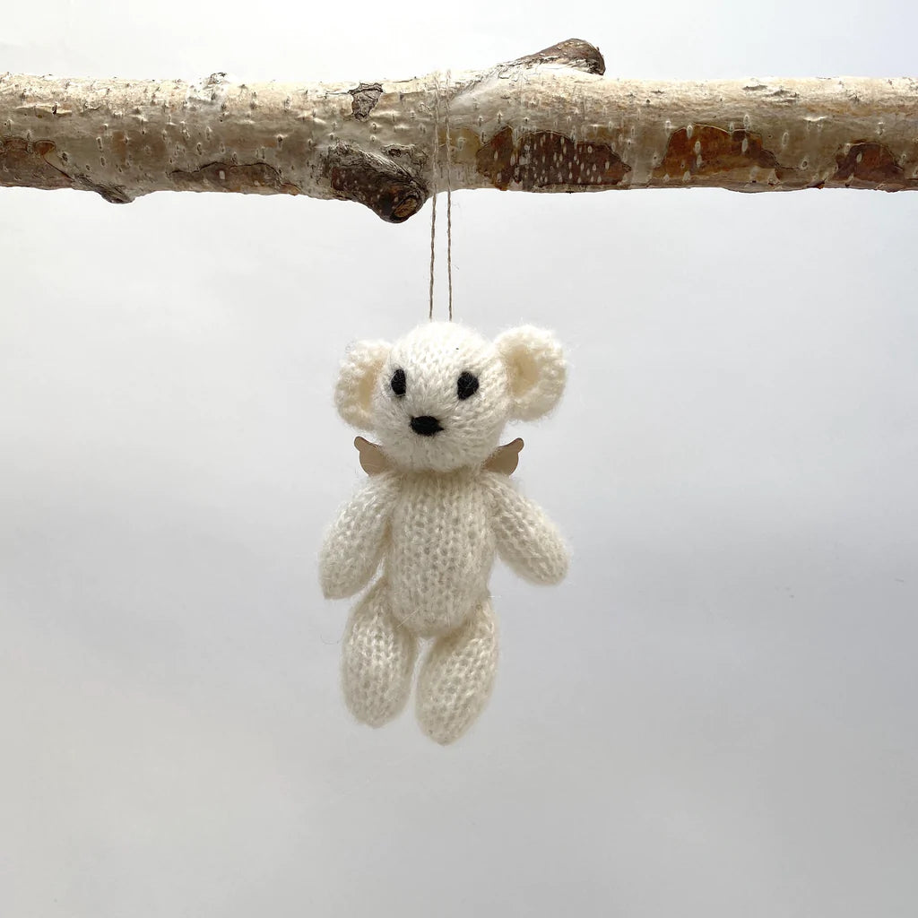 Pilo Hand Knit Bear Ornaments