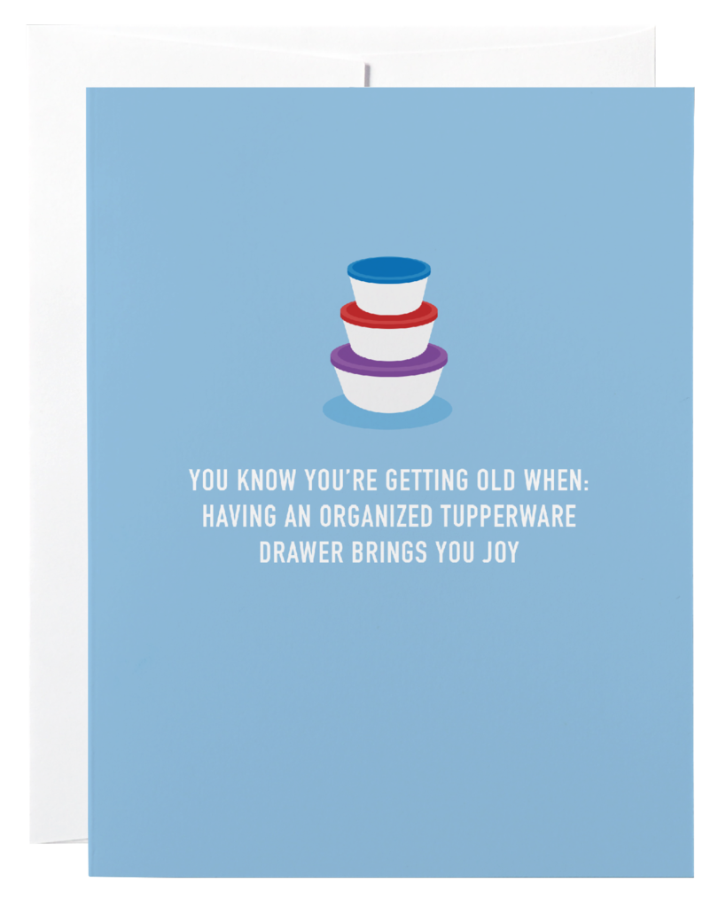 Classy Cards - Organized Tupperware