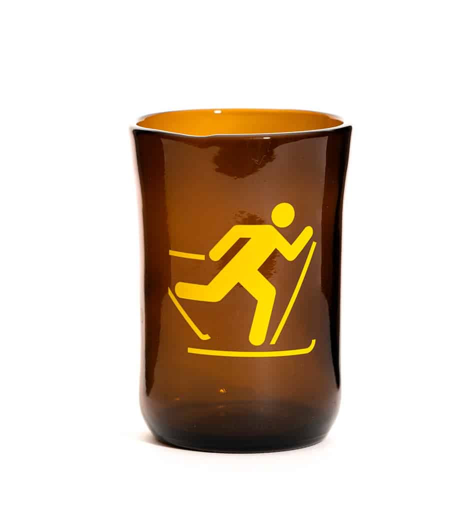 ReBeer Recycled Beer Bottle 8oz Camp Tumbler