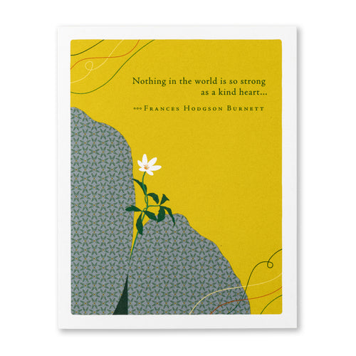 Positively Green Card - Kind Heart (Burnett) - Thank You