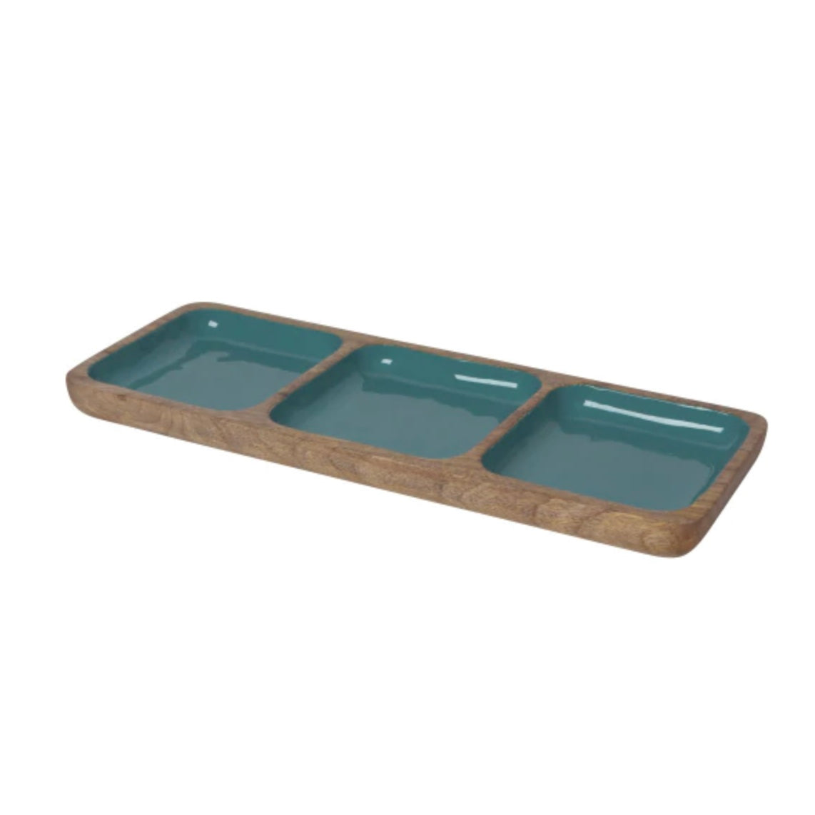 Mango Wood Divided Plate