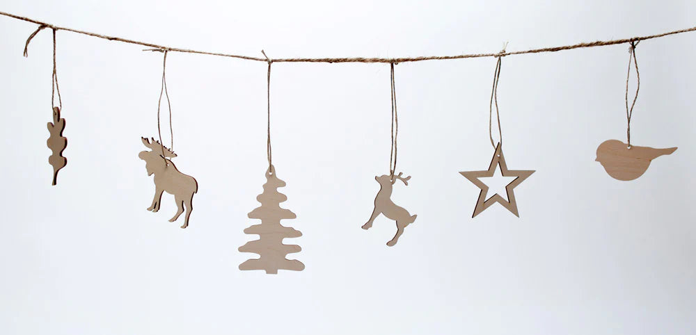 Pilo Wooden Ornaments (Set of 5)