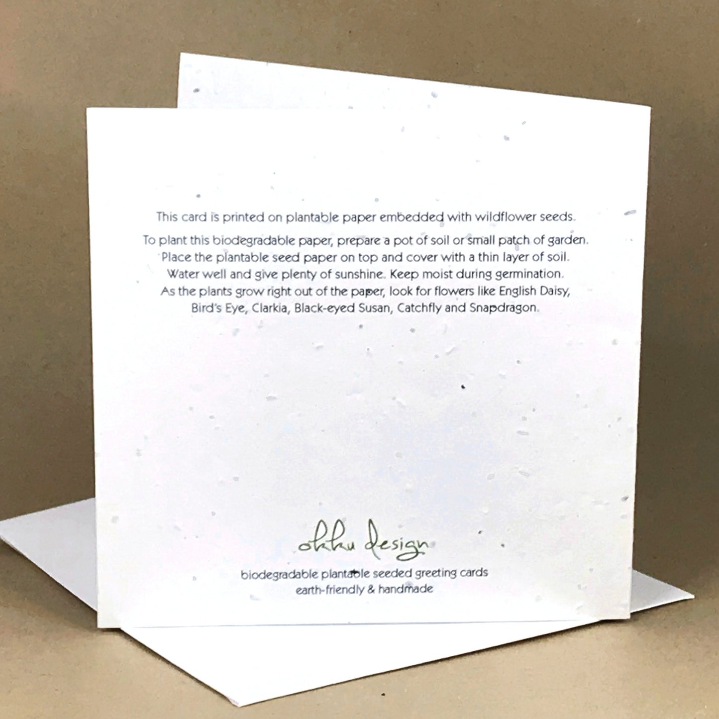 Okku Plantable Cards - Sympathy Dandelion