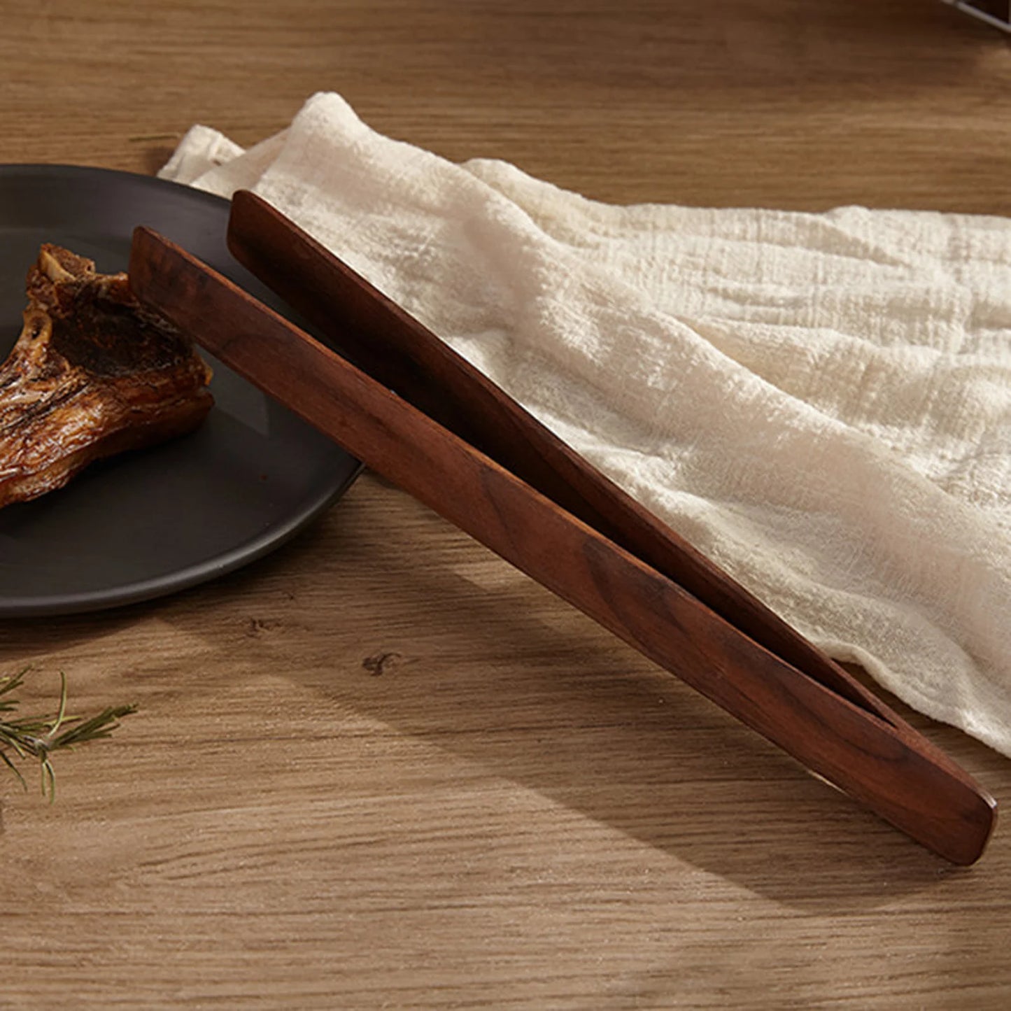 Black Walnut Toaster Tongs