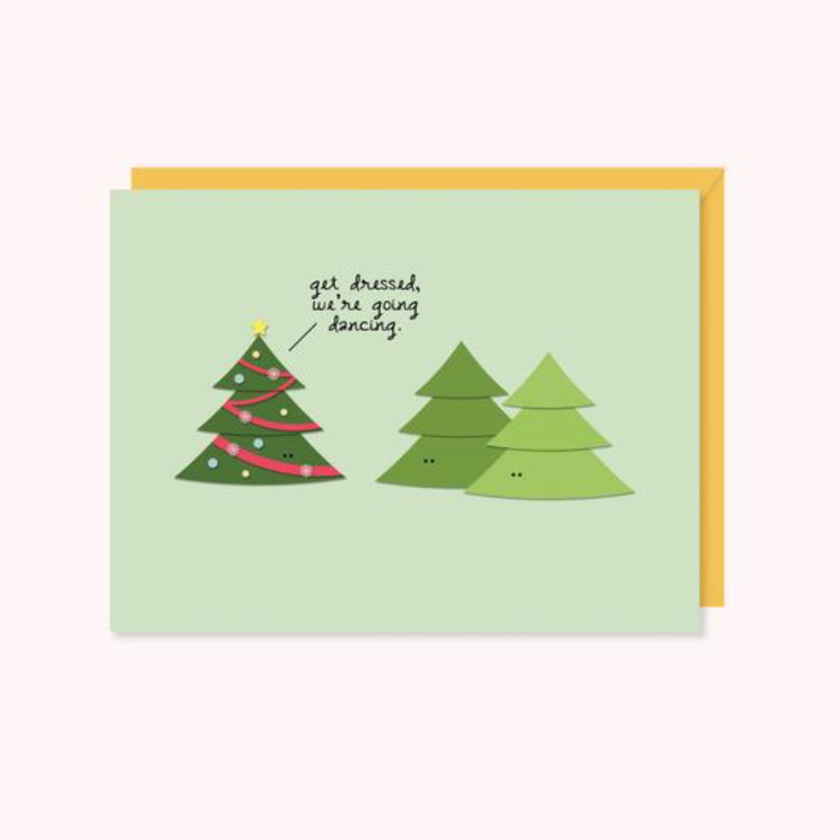 Halifax Paper Hearts Card - Going Dancing (Holiday)