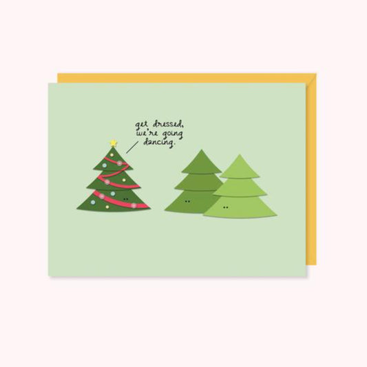 Halifax Paper Hearts Card - Going Dancing (Holiday)