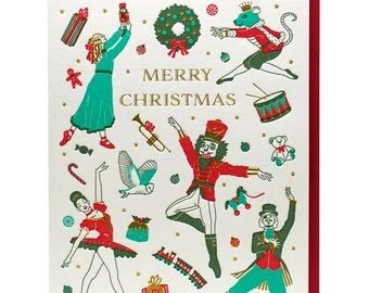 Porchlight Press Card - Nutcrackers