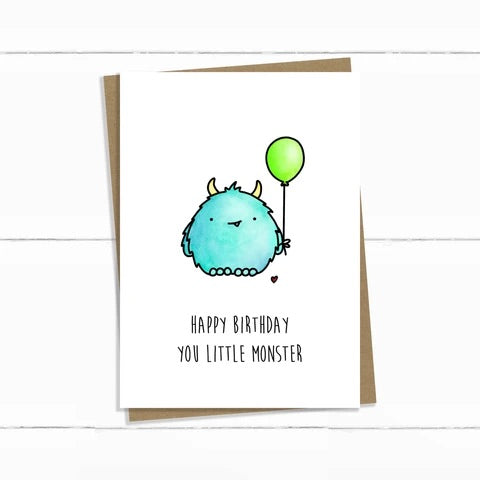 Baun Bon Card - Little Monster