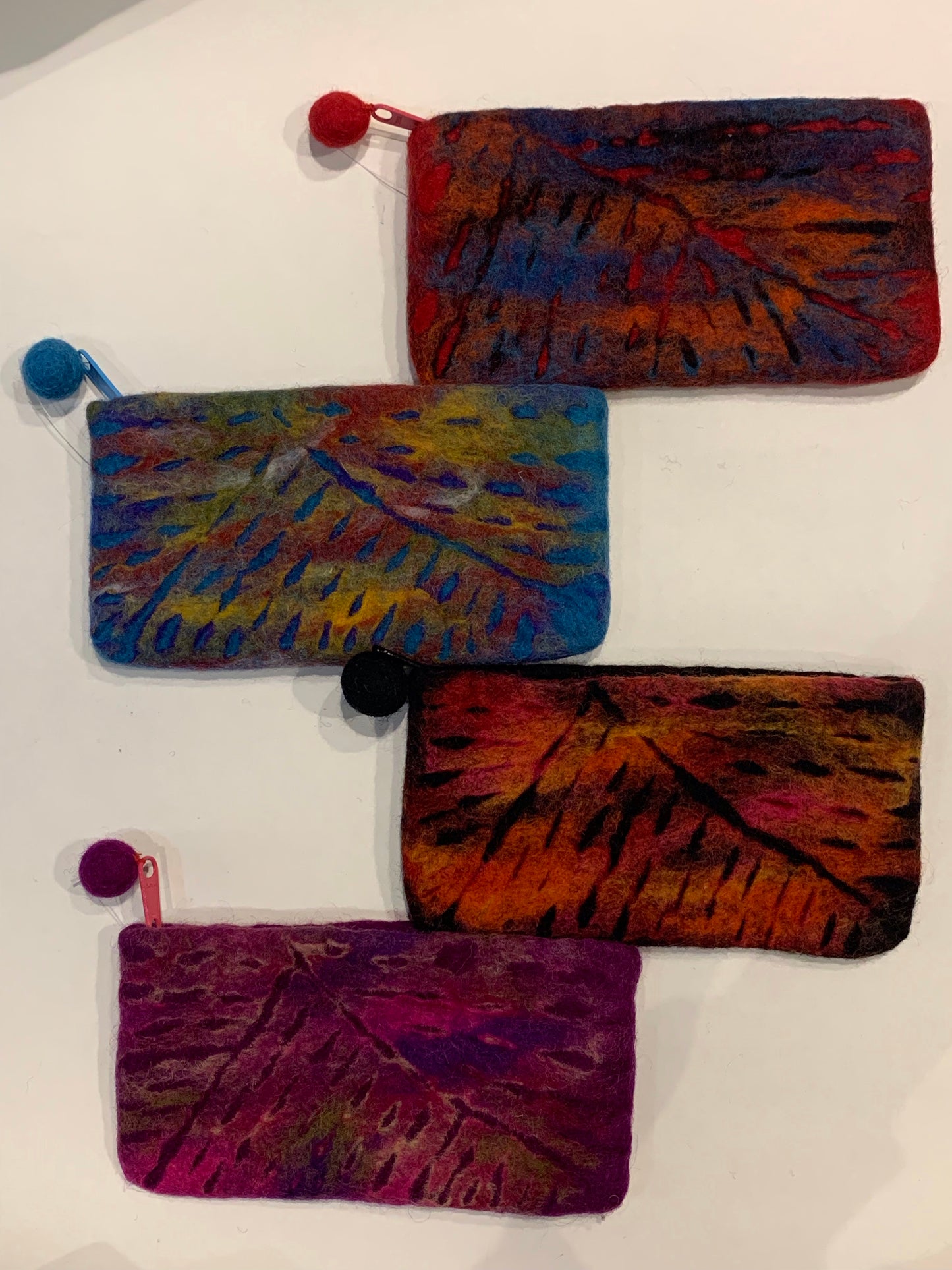 Hamro Felted Wool Purse - Abstract