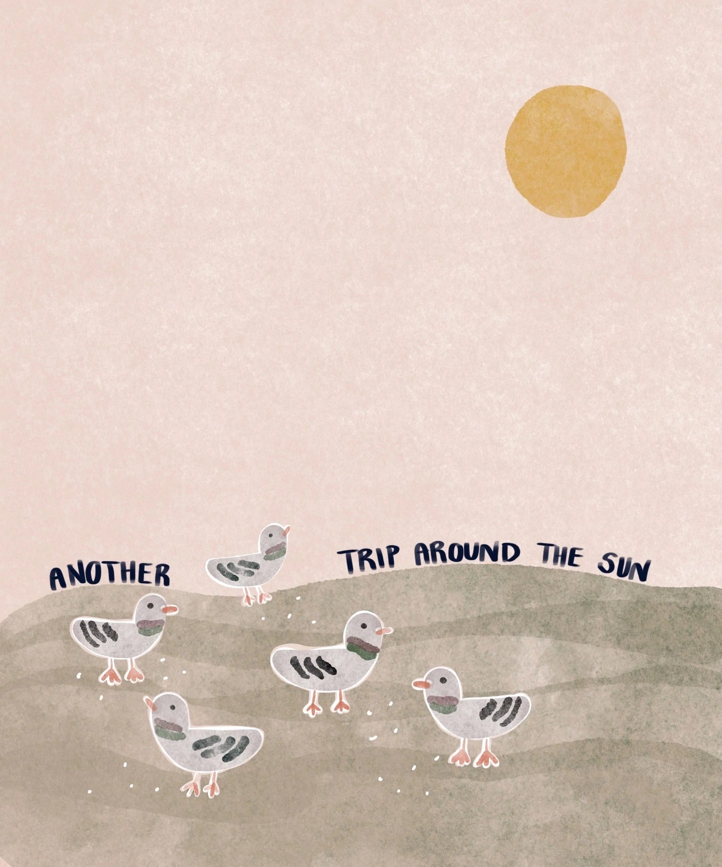 Poplar Paper Card - Trip Around The Sun