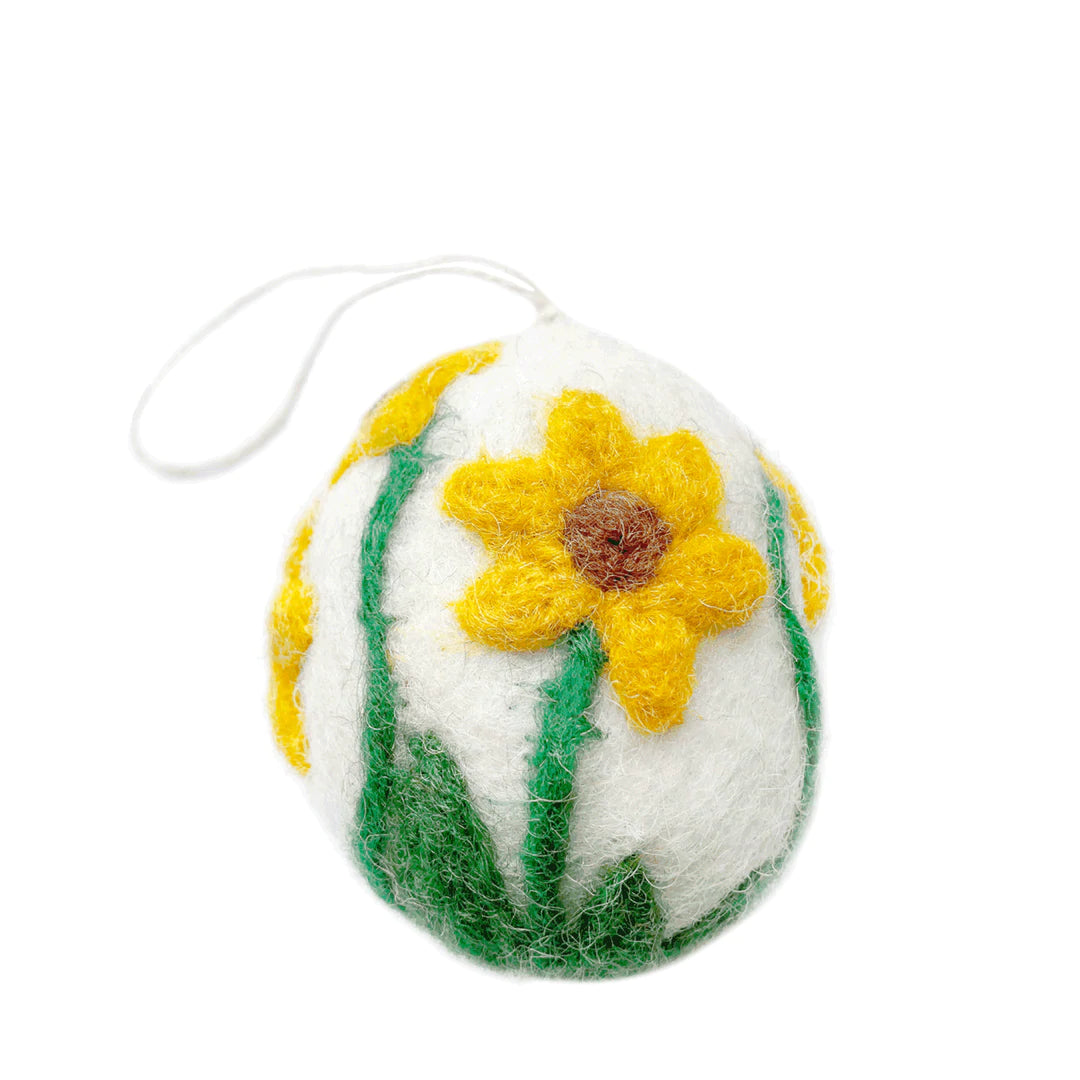 Hamro Felted Wool Spring Ornaments