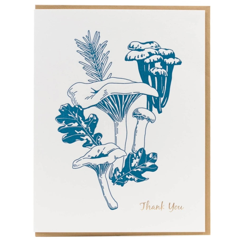 Porchlight Press Card - Mushrooms