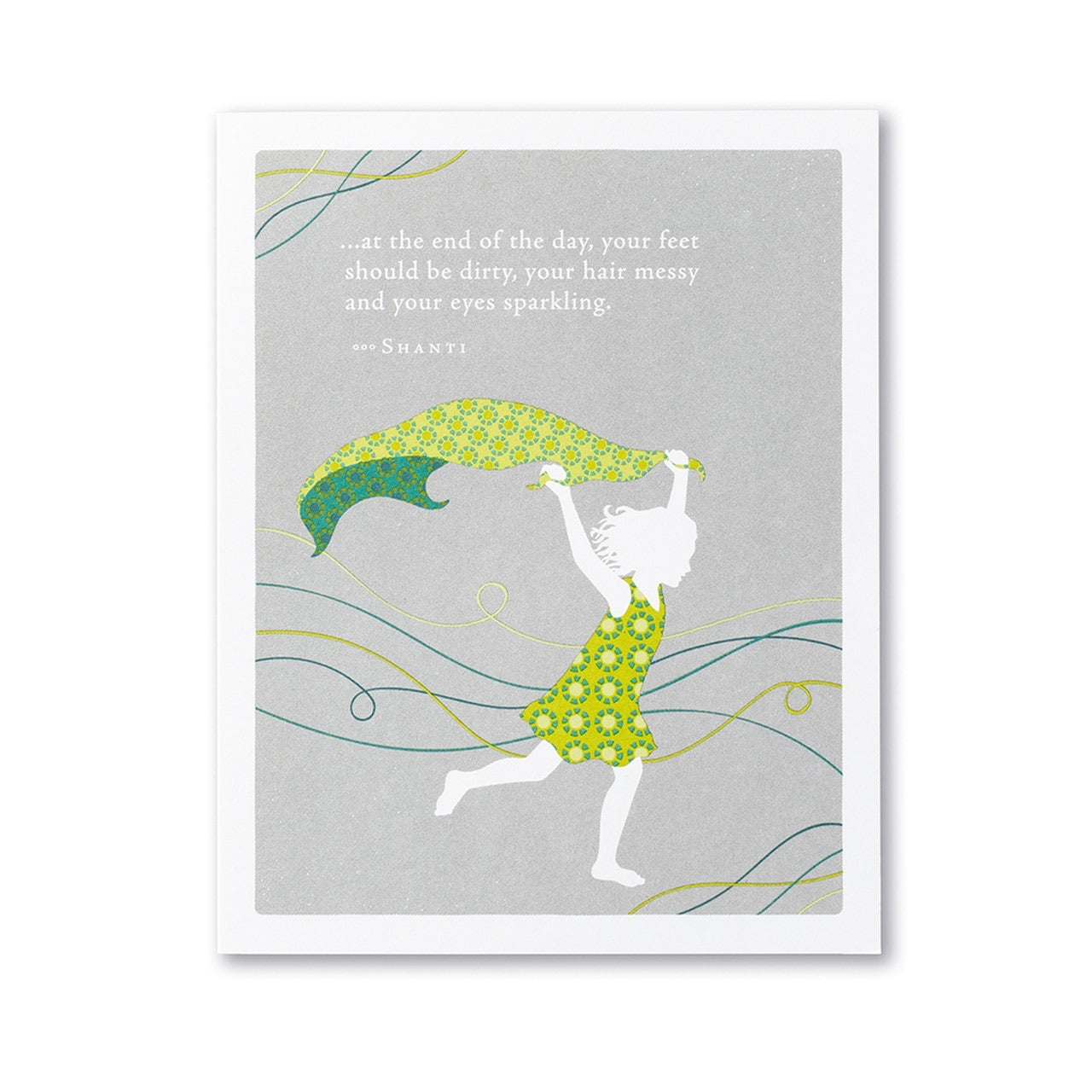 Positively Green Card - Dirty Messy Sparkling (Shanti) - Birthday