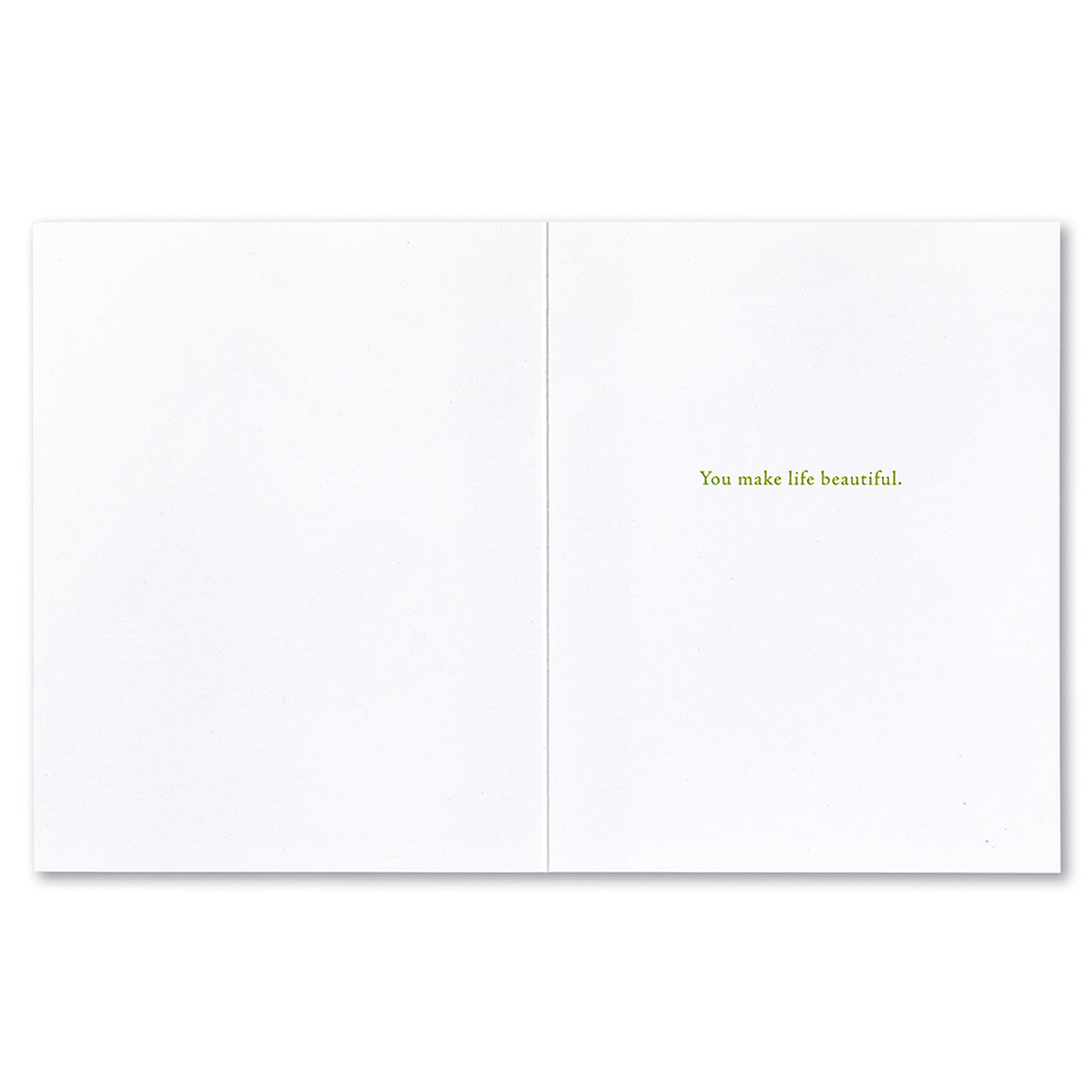 Positively Green Card - Little Things (Hoey) - Thank You