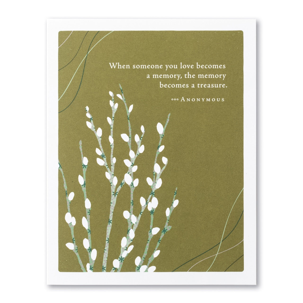 Positively Green Card - Treasure Memory (Anonymous) - Sympathy
