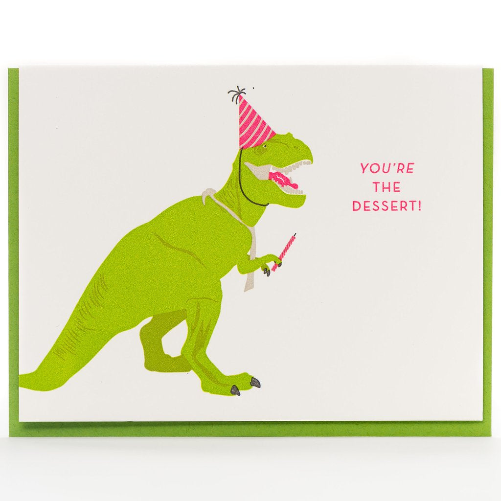 Porchlight Press Card - Dino Dessert