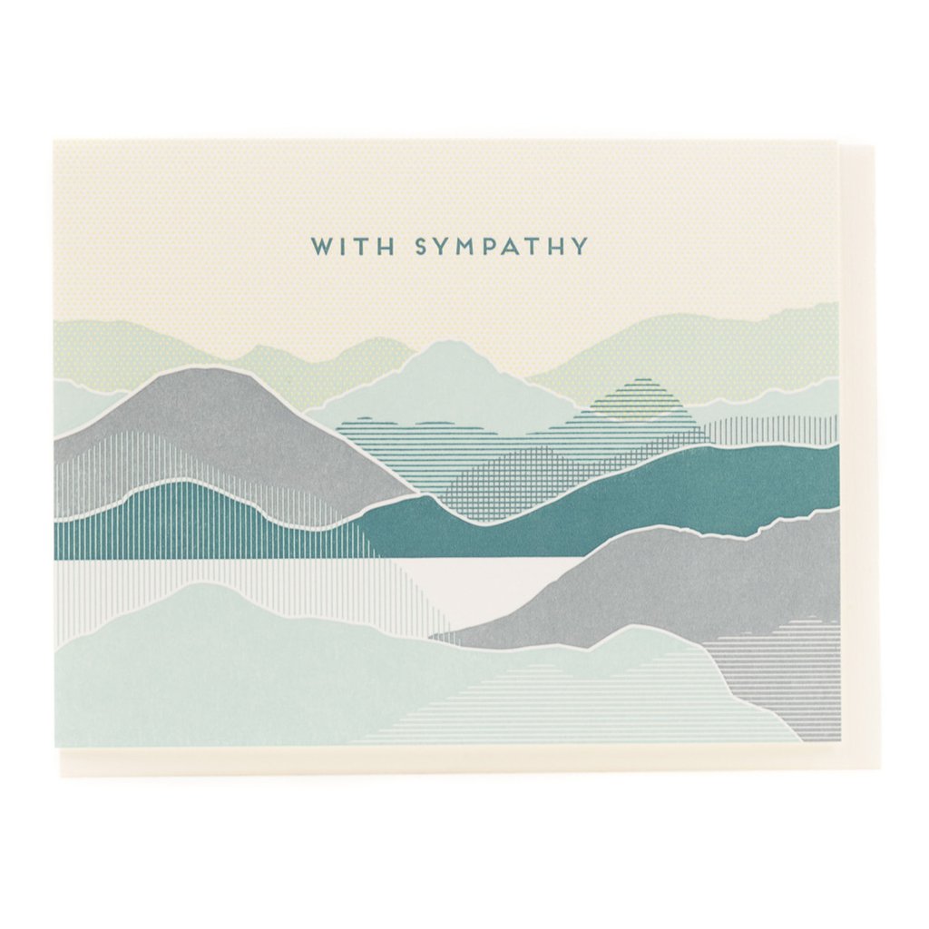 Porchlight Press Card - With Sympathy