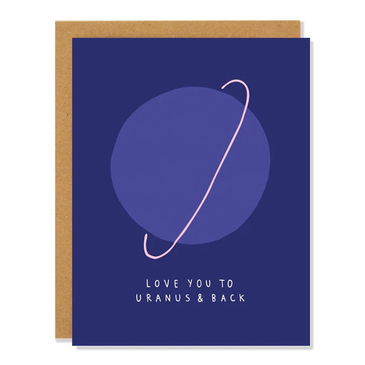 Badger and Burke Card - Uranus & Back
