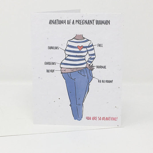 Jill & Jack Paper Plantable Card - Anatomy