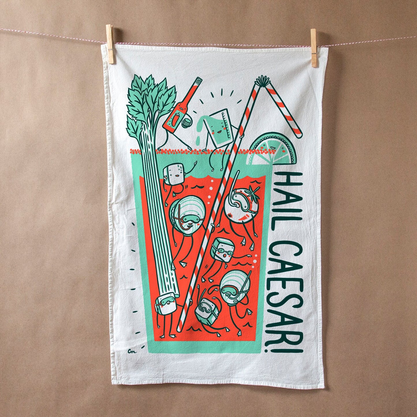 Claire Manning Flour Sack Tea Towel
