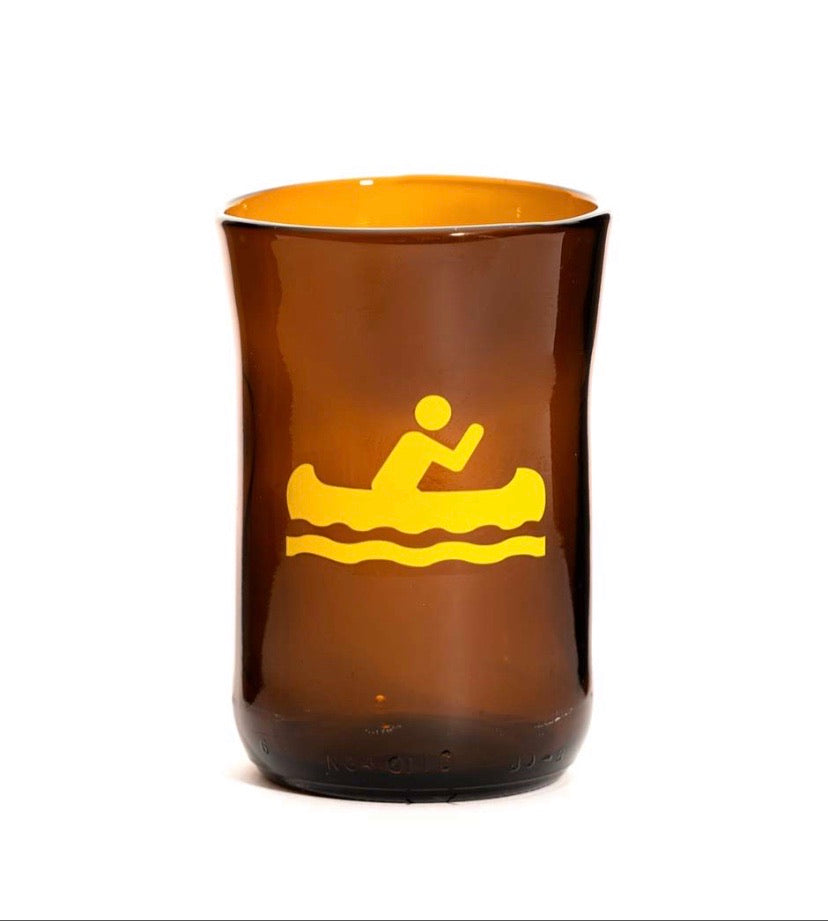 ReBeer Recycled Beer Bottle 8oz Camp Tumbler