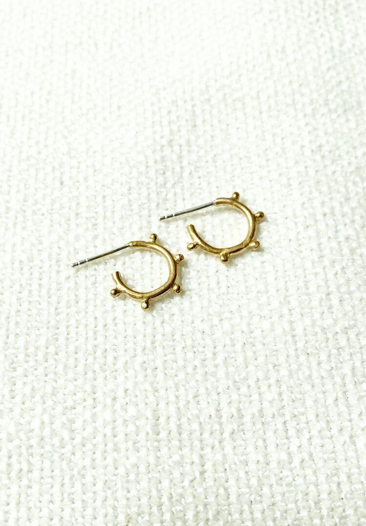 Hawkly Nomad Hoop Earrings (Small)