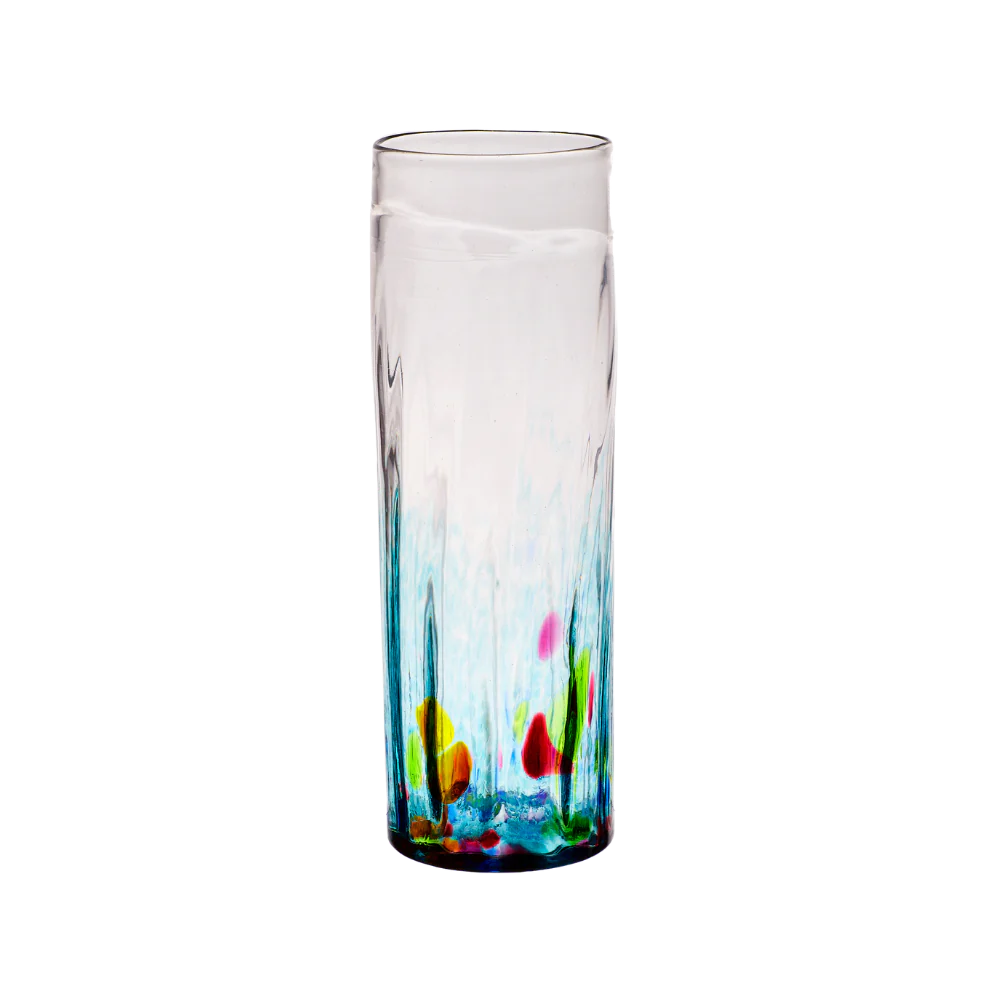 Kitras Hand Blown Glass Friendship Vase