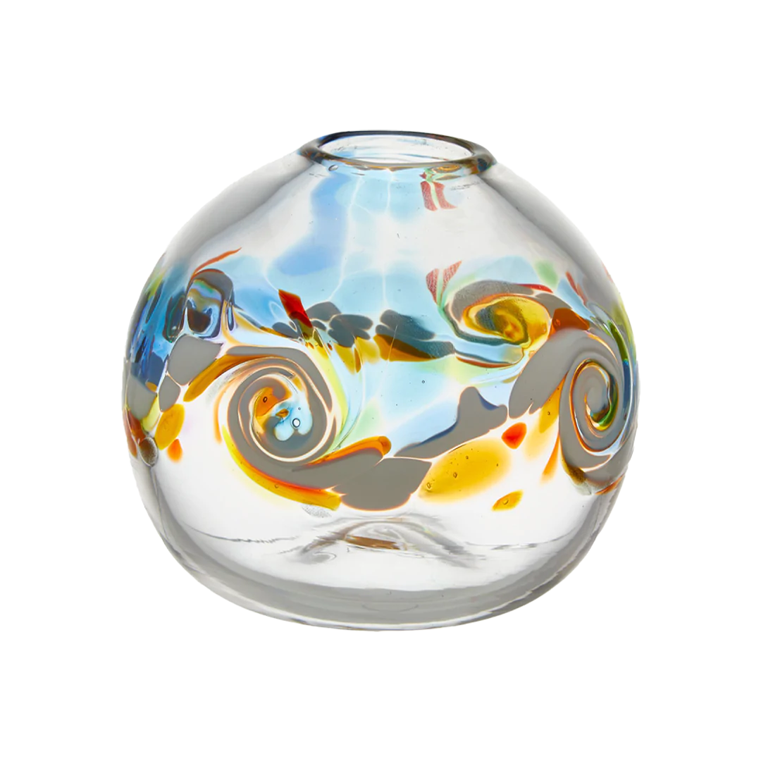Kitras 7” Round Colour Wave Vase
