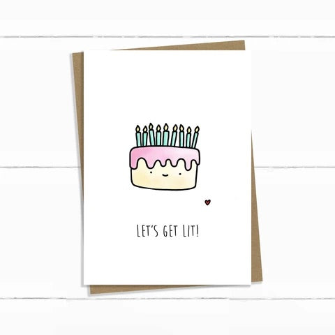 Baun Bon Card - Let’s Get Lit