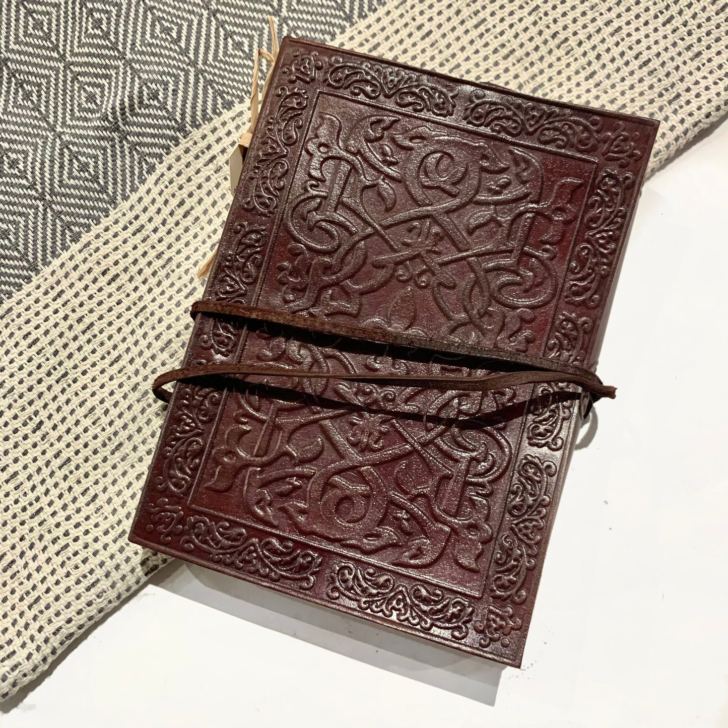Hand Tooled Leather Journal Book