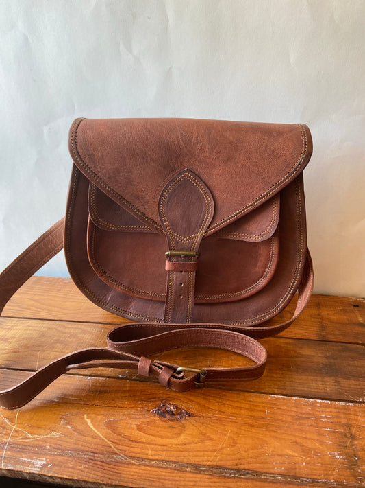 Hand Crafted Leather Accordion Bags