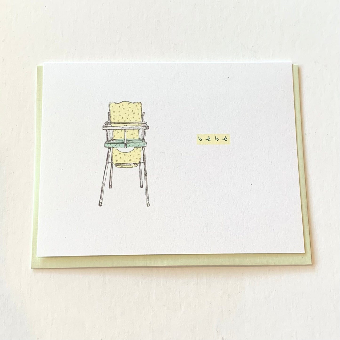 Petits Mots Card - New Baby
