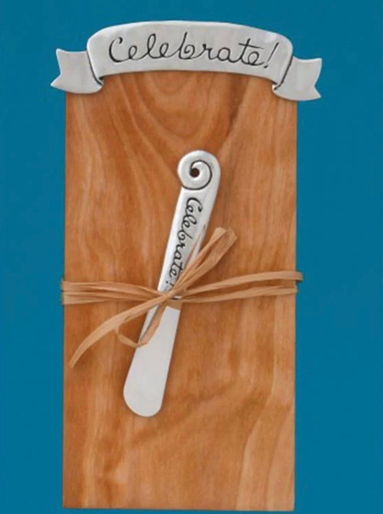 Basic Spirit Handmade Pewter & Yellow Birch Cheese Board