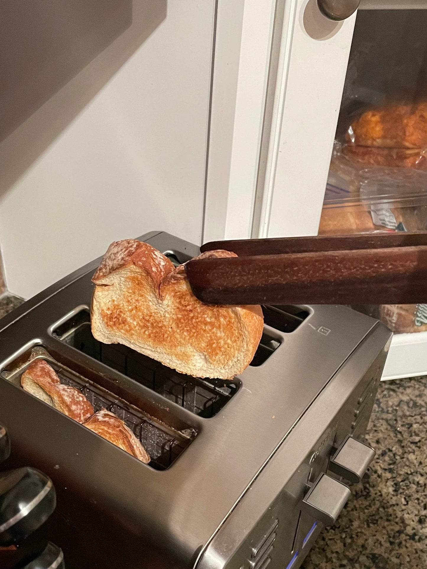 Black Walnut Toaster Tongs