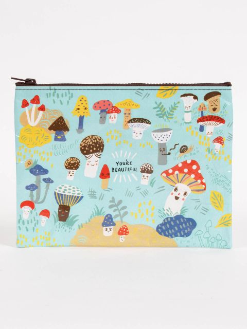 Blue Q Large Zipper Pouch