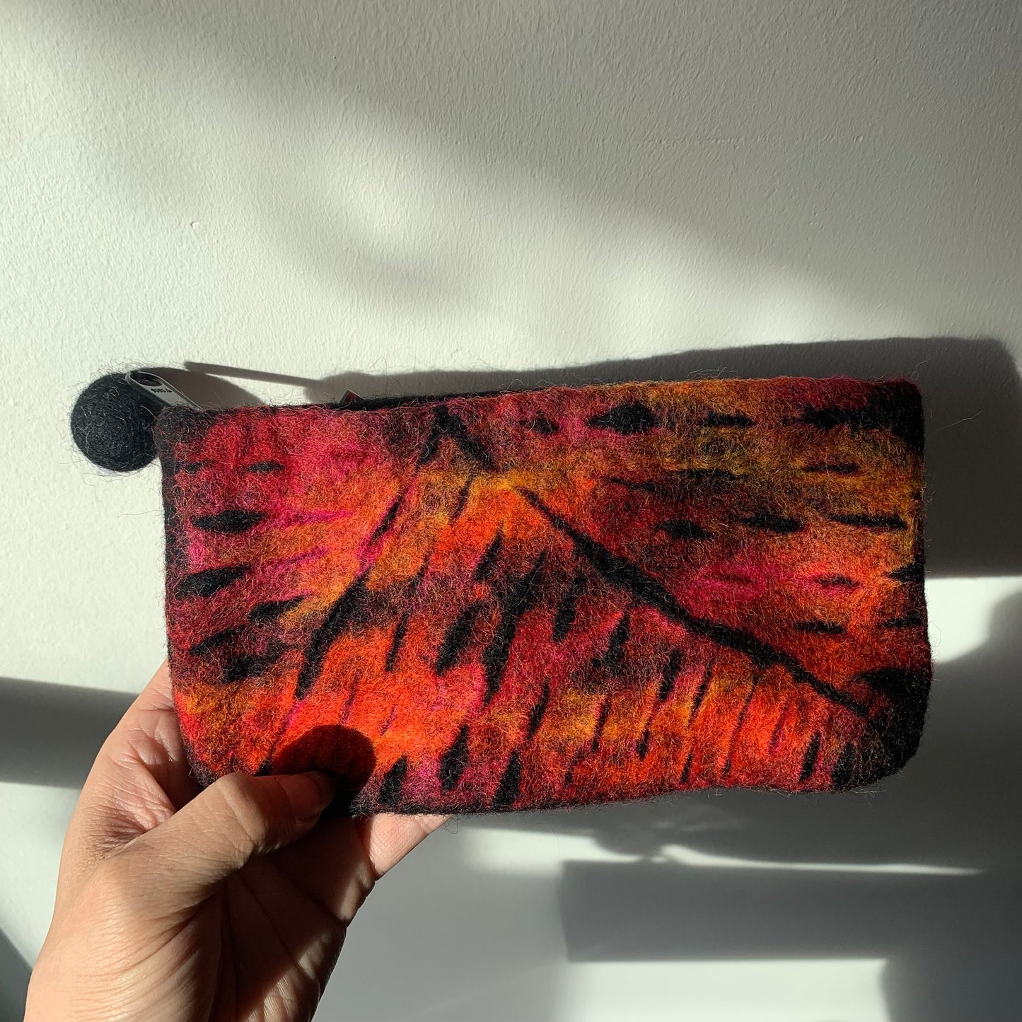 Hamro Felted Wool Purse - Abstract